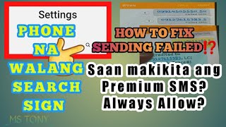 SAAN MAKIKITA ANG PREMIUM SMSALWAYS ALLOW SA SETTINGSPARA MAKAPAG SEND Sa TPC FREE ACCESS CODE8724 [upl. by Safoelc829]