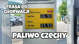 Polska  Chorwacja Ceny paliw na trasie czI Czechy [upl. by Melda]