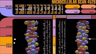 Star Trek LCARS Animations  Microcellular Scan [upl. by Allesiram]