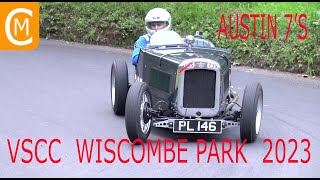 VSCC WIscombe Park 2023 Austin 7s [upl. by Ecnerrot69]