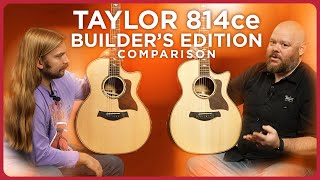 Taylor 814ce Builders Edition vs Standard 814ce Does Adirondack Beat Sitka [upl. by Nileek]