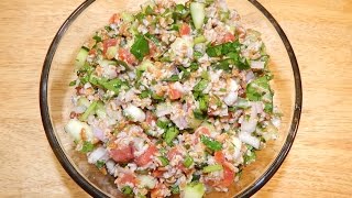 Tabbouleh Salad Recipe  How To Make  Tabouli Recipe [upl. by Strait]