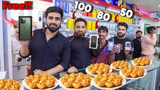 Eat Pani Puri amp Win iPhones  Challenge  पानी पूरी खाओ और स्मार्टफोन जीतो 🤑 [upl. by Ardnohsed]