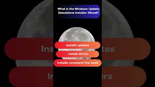 Windows Update Standalone Installer Wusa  Explained shorts [upl. by Yznel679]