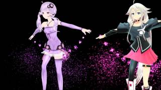 MMD IA Happy Synthesizer Yuzuki Yukari coverredo [upl. by Sundstrom]