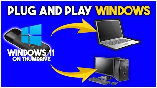 Run your Windows OS DIRECTLY from a USB Plug and Play Windows [upl. by Wareing]