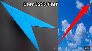 How to Make Paper Airplane That Flies Far EasyHow to Make Paper Airplane [upl. by Jemina135]