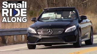 2018 MercedesBenz C 43 Cabriolet  Review and Test Drive  Smail Ride Along [upl. by Dwain]