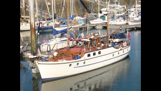 Silvers Brown Owl classic gentlemans motor yacht For Sale [upl. by Hamann]