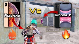 iphone xs max vs iphone 11 pubg test 2023  4finger full gyro  10 Raith Gaming [upl. by Hahcim]