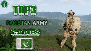 TOP 3 PAKISTAN ARMY GAMES IN 2023OFFLINE high graphics [upl. by Rica]