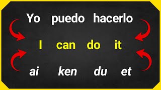 🔴✅ SOLO MEMORIZ ESTA PLANTILLA Y TU CEREBRO CAMBIARA A EL INGLES 👉🗽 [upl. by Eiddal]