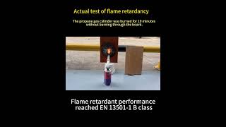 Fire retardant paint for transparent wood（EN 135011 B s2 d0） [upl. by Liu]