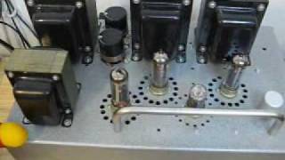 DIY audio  Single Ended Triode Amplifier EL84  6211 [upl. by Atiuqa740]