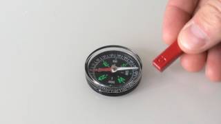 Permanent Magnet effect on a compass [upl. by Nelleh]