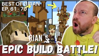 GRIAN BUILD BATTLE Grian Hermitcraft 6 BEST OF GRIAN Episodes 6170 REACTION [upl. by Iduj]