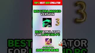 😎Top 3 Best Emulator For Low End PC Without Graphics Card Best New Emulators For Free Fire OB45 [upl. by Ottinger]