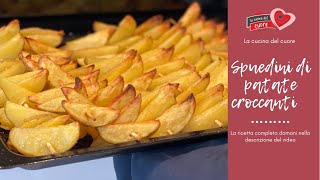 Spiedini di patate croccanti al forno [upl. by Ahsikrats]