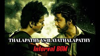 GOAT INTERVAL BGM  Thalapathy Vs Ilaya Thalapathy  Yuvan  Venkat Prabhu [upl. by Rubbico]