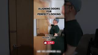 Aligning Doors for Perfect Locking woodworkingtoolguide homeimprovementprojects wood [upl. by Fontes628]