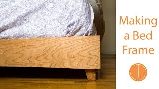 Making a Japanese Inspired Bed Frame [upl. by Joo86]