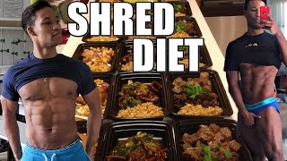 Shredding Diet  FULL DAY OF EATING  Cutting Meal Plan [upl. by Nidnarb795]