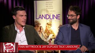 Jay Duplass amp Finn Wittrock Talk LANDLINE [upl. by Faso]