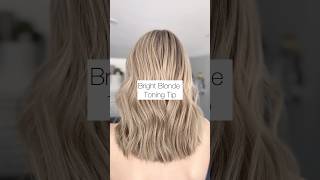 How to get a Bright Blonde tone HairHacks hairtips [upl. by Zolnay382]