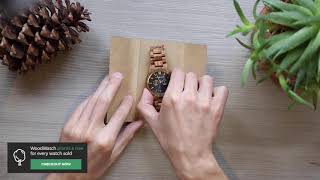 WoodWatch Unboxing  wooden watch [upl. by Jerrine]