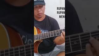 Gerimis mengundang akustik gitar Alip Ba Ta cover shortsviral youtubeshorts tiktok [upl. by Halden]