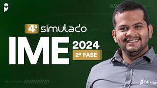 4º Simulado IME 2024  2ª Fase  3º dia [upl. by Huldah847]