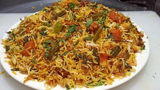 Restaurant Style Vegetable Biryani Easy Recipe  वेज दम बिरयानी  Veg Biryani  Chef Ashok [upl. by Nonnaehr625]