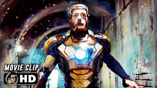 Tony Stark Escape Scene  IRON MAN 3 2013 Movie CLIP HD [upl. by Adniram]