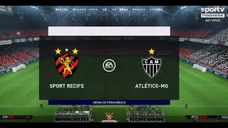 Sport x AtléticoMG  Terceira Fase Copa do Brasil 2024  Jogo de Volta  FIFA 23 [upl. by Norahs]