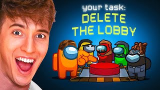 Sidemen Among Us But I Destroy The Lobby [upl. by Anneyehc]