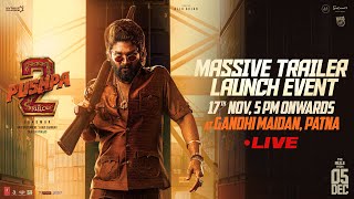 Pushpa 2  The Rule Massive Trailer Launch Event LIVE  Allu Arjun  Sukumar  Rashmika  DSP [upl. by Daniyal]