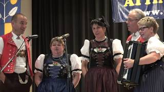 Jodelquartett Quellfrisch  Jubiläumsfeier 20 Jahre SVP Uri am 7122018 in Schattdorf UR [upl. by Ahsead]