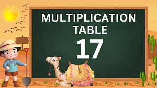 MULTIPLICATION TABLE 17  LEARN TABLES WITH MATHSS WITH MOM  PRACTICE TABLES DAILY [upl. by Farhsa984]