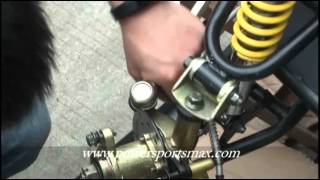 Powersportsmax GKX01DF125GKA part1 Assembly Youth 125cc Go karts Cheap Dune Buggys Sandrail [upl. by Traweek822]