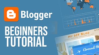 Bloggercom For Beginners 2024  How to Use Blogger to Create Blogs [upl. by Meli]