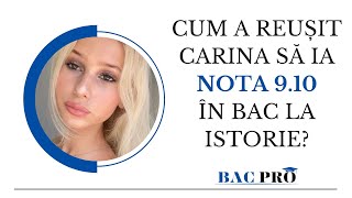 Nota 910 în bac la istorie obținut de Carina [upl. by Neeliak]