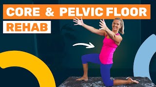 Daily Postpartum Core  Pelvic Floor Workout Diastasis Recti Safe [upl. by Cleodel]