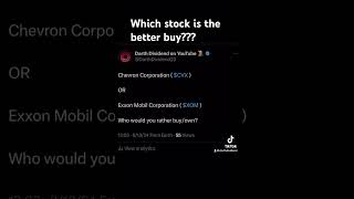 Chevron Corporation CVX Stock or Exxon Mobil Corporation XOM Stock stocks stockstobuy trading [upl. by Ellebyam]