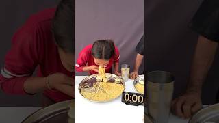 Child Vs Old Egg Noodles Eating Challenge 🥵  Winner Price 1000₹ Cash 🤑 ले जाओ 😱 Street Challenge [upl. by Asoj]