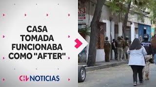 DESALOJAN CASA TOMADA en Barrio Brasil donde hacían largas fiestas entre semana  CHV Noticias [upl. by Meyers357]