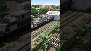 Kereta Api Lahiran keretaapi train trainzsimulator automobile [upl. by Noreg]