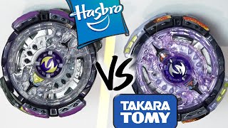 HASBRO VS TAKARA TOMY Noctemis N3 2J VS Twin Nemesis 3HUl  Beyblade Burst GodEvolution [upl. by Ebeneser]