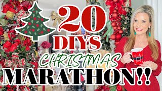 🎄20 DIYS CHRISTMAS MARATHON DECORATING  CRAFTING I Love Christmas ep 23 Olivias Romantic Home DIY [upl. by Dena]