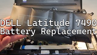 Dell Latitude 7490 Battery Replacement [upl. by Icyak777]