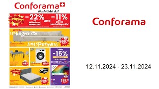 Conforama Prospekt CH  1211  23112024 [upl. by Harms298]